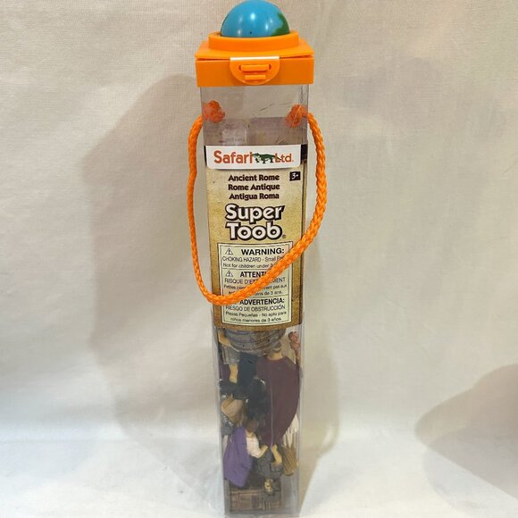 Safari Ancient Rome Super Toob Mini Figurines Set of 12 NIB Educational Toy 3+ - Picture 1 of 10